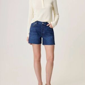 rag & bone Indigo Retro Cut Off Shorts